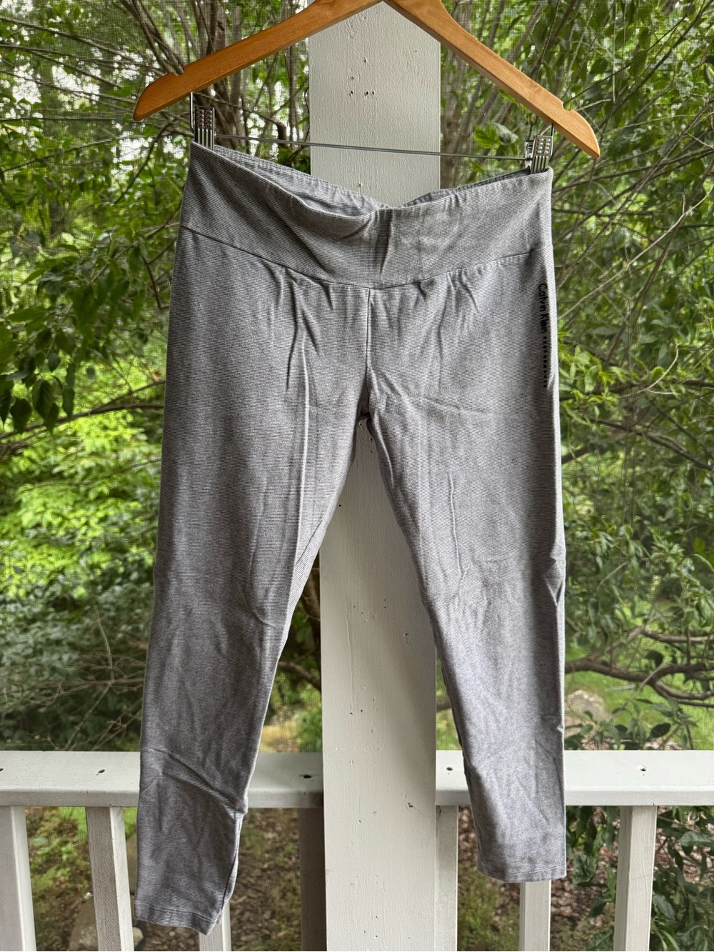 Calvin Klein Heather Gray High-Rise Leggings